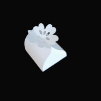 boite coeurs mélés Boîte personnalisée avec fleur en carton pour petit cadeau, naissance ou mariage
