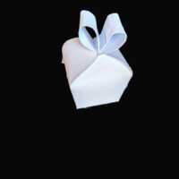 Boîte avec ruban en carton pour petit cadeau, naissance ou mariage Boîte personnalisée avec ruban en carton pour petit cadeau, naissance ou mariage