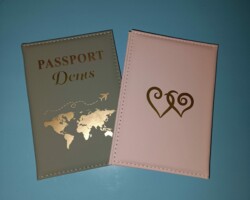 Protège passeports personnalisés réalisé par soniakado.com
