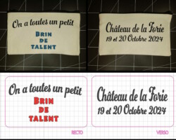 Trousse événementielle entièrement personnalisable - Réalisation soniakado