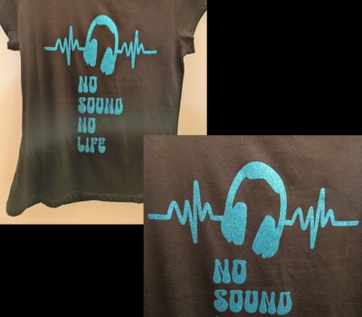 Tee shirt personnalisé fan de musique music réalisé par soniakado.com
