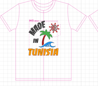 tee shirt personnalisé Tunisie réalise par soniakado.com